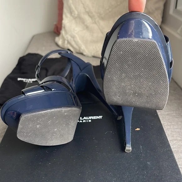 Saint Laurent 105 Tribute Platform Sandal - Picture 8 of 9